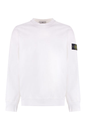 Cotton crew-neck sweatshirt-0